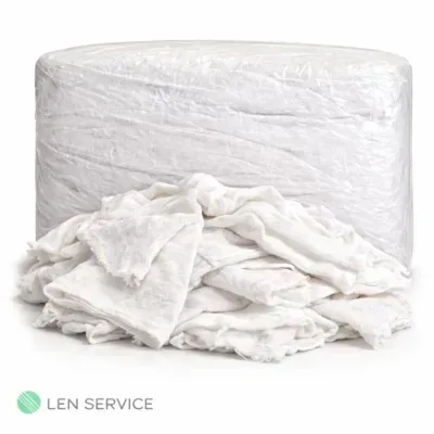 Pezzame Bianco 100% Cotone Sanificato 10 Kg – Stracci Pulizia Professionale