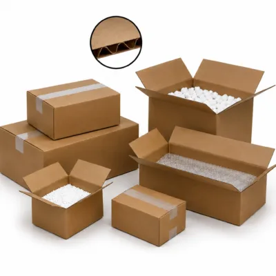 Cajas de tarjeta de onda individuales Avana para el envío