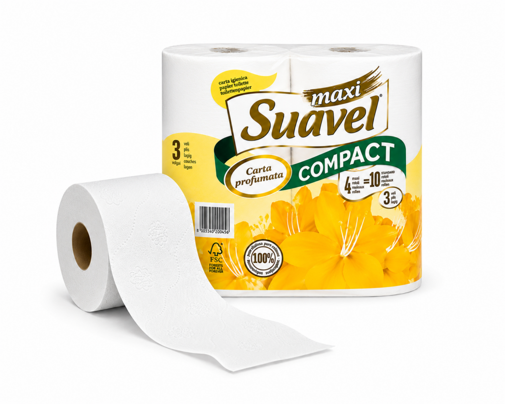 Carta Igienica Compatta 3 Veli Profumata