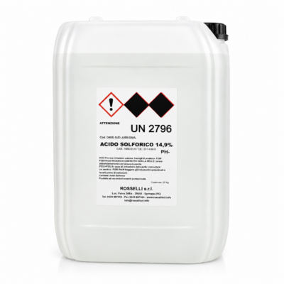 pH Meno Liquido Piscina 25 kg – Correttore e Riduttore pH 14,9%